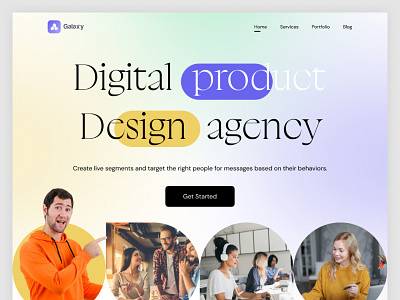 Digital Product Design Agency Website