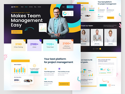 Project Management Systems Landing Page all cpdesign creativepeoples crm crm system kanban landing page management management app project management project management tool system task list task management trending typography ui web web design web ui