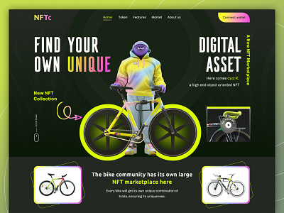 NFTc- NFT Marketplace Website (Digital Asset)