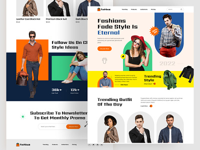 Fashion Website Landing Page