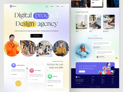 Digital Product Design Agency Website