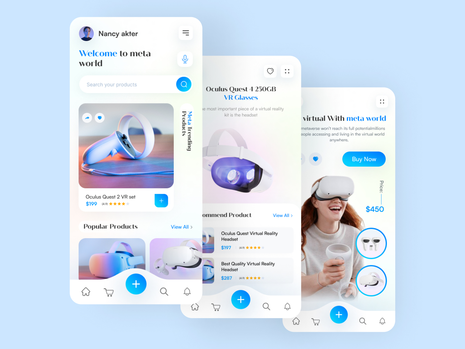 Metaverse - Mobile App Start Screen by Oyolloo on Dribbble