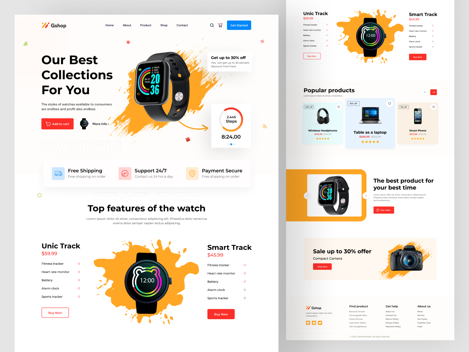 Best Gadget Gifts Website by Oyolloo on Dribbble