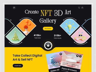 NFT Art Gallery Website
