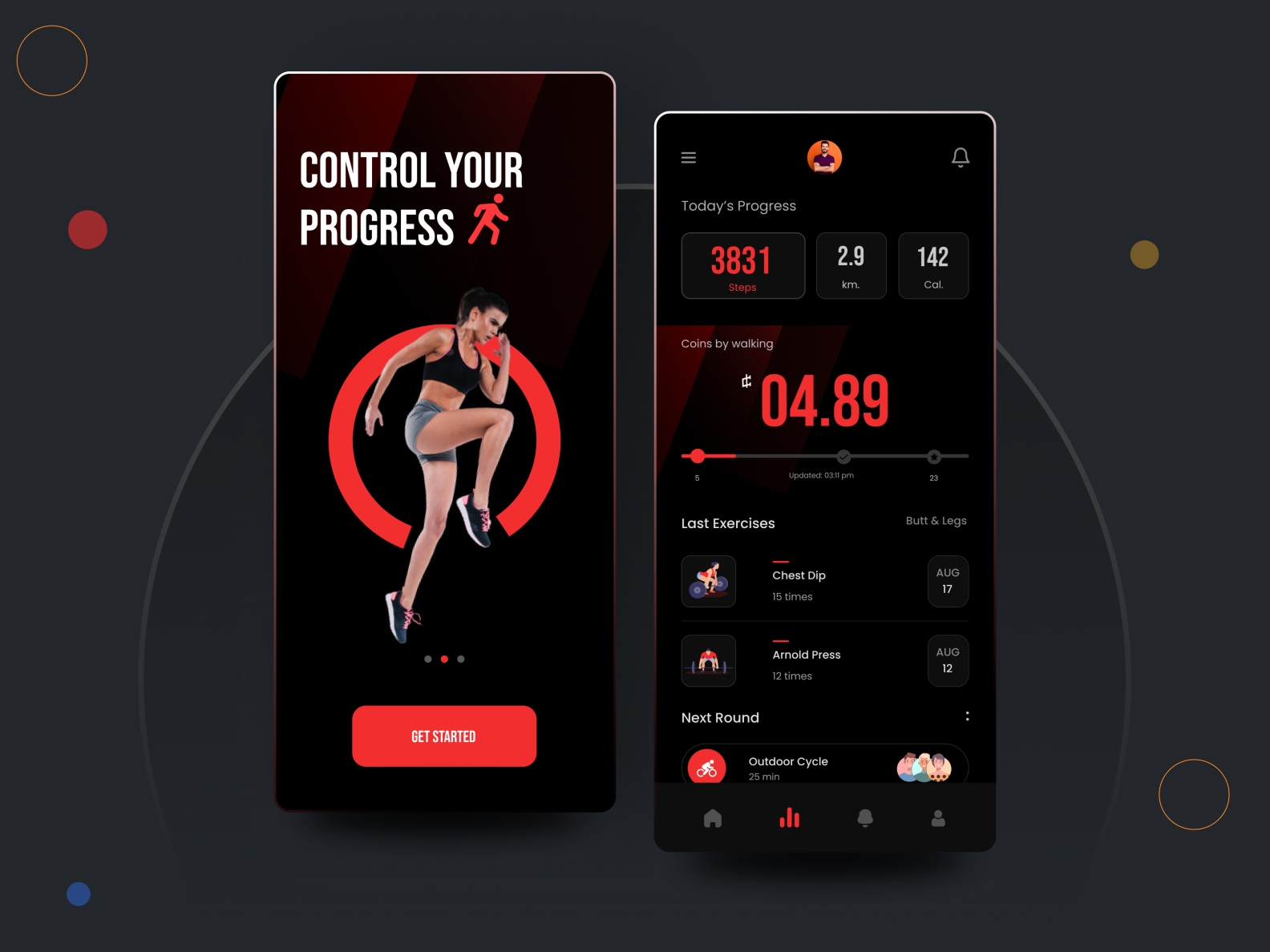 Oyo Fitness - Workouts by kreativa on Dribbble