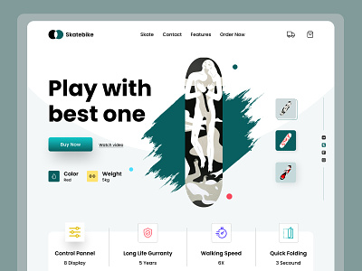 Skateboard - Landing Page Exploration