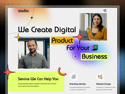 Digital Product Design Agency Website