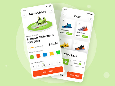 Nike Shoes - App Design Concept adidas android app design cpdesign creativepeoples ios mobile mobile app mobile ui nike online store shoe app shoe delivery shoe mobile app shoes app shoes app ui shoes mobile app shoes online store shoes store trending