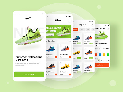 Nike Shoes - App Design Concept