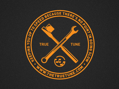 True Tune Shirt 03 auto icon orange ratchet screenprint shirt tuning wrench