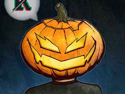 Pumpkin Head - K halloween jack o lantern pumpkin
