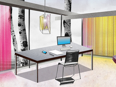 Deco Home II design desk feng shui interior