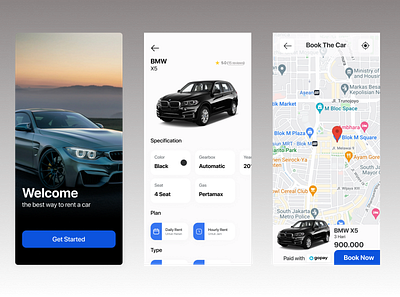 Dumb-Car app design ui ux