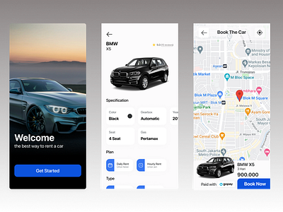 Dumb-Car app design ui ux