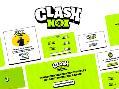 Clash website branding ui