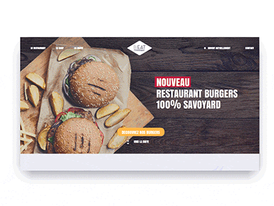 Template restaurant animation design ios motion design navigation restaurant template ui ux web design