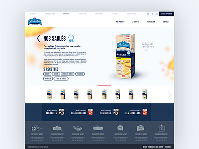chocolate company product website ui ux webdesign