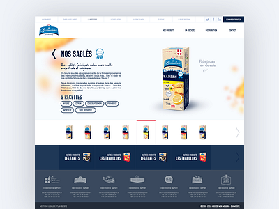 chocolate company product website