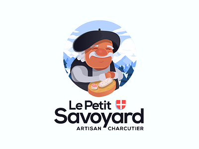Le Petit Savoyard - Branding branding illustration logo sausage savoie savoy savoyard