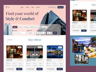 Hotel Agency Website agency bookrooms hotel hotelwebsite reservations webdesign website