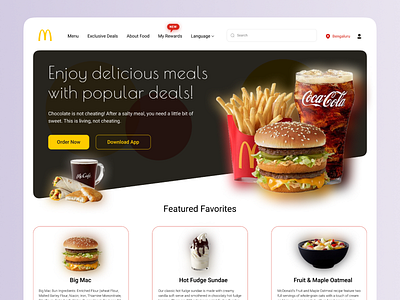 MC Donald's Website Redesign