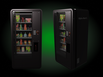 3d model of a Vending Machine