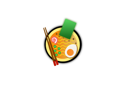 Ramen design graphic design illustration vector