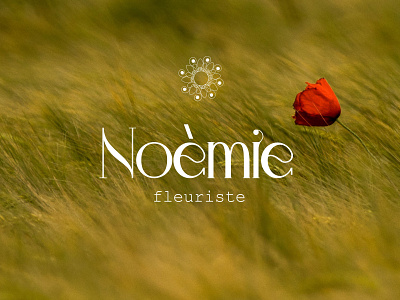 Logo for flower boutique branding design graphic design logo typography