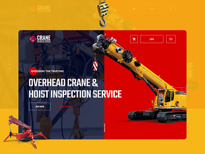 Crane branding crane logo ui