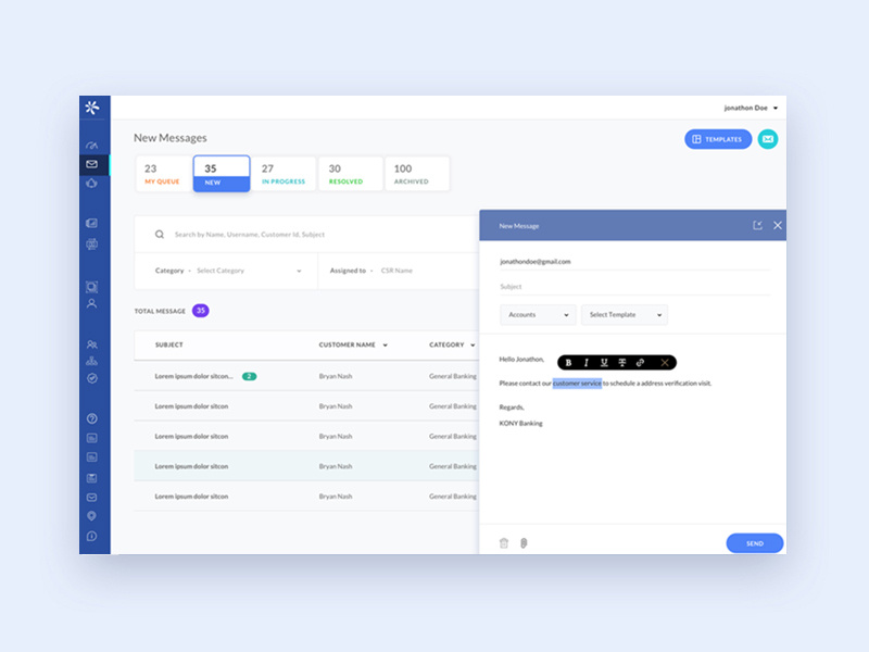 Admin panel by RajivB. on Dribbble