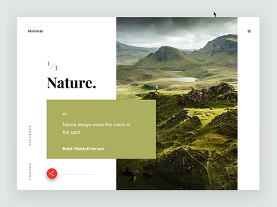 transition application clean invisionstudio minimal nature transitions ui visual visual design web webdesign