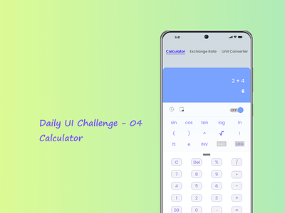 #DailyUI - 04 | Calculator 04 calculator calculator design dailyui dailyui calculator design ui ui calculator