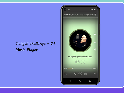 #DailyUI - 09 | Music Player 09 dailyui dailyui 09 dailyui design design music music player music player design music player ui ui ui design ui music player