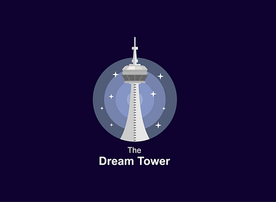 The Dream Tower business custom design graphic design logo logo design minimal minimalist modern unique vector