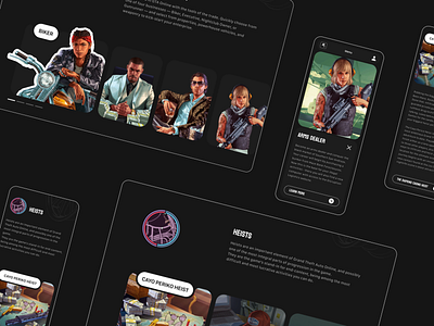 Redesign Rockstar Games | Website | UI/UX design game gta landing redesign ui uiux ux web