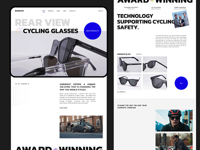 HindSight | Website design glasses landing ui uiux ux web