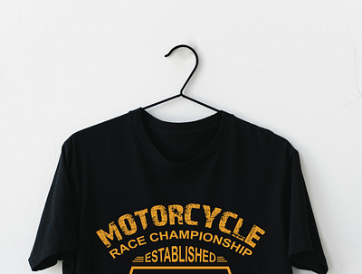 Motorcycle race championship T-shirt Design