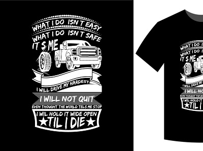 Truck T_shirt graphic design illistrator t shirt design