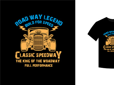 Roadway legend design graphic design illistrator t shirt design vector