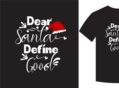 santa t-shirt design design graphic design illistrator t shirt design vector