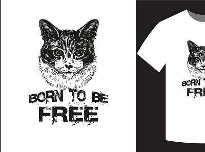 born to be free design graphic design illistrator t shirt design vector