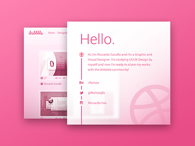Hello Dribbble! dribbble first first shot hello interface invite ui ui design ux welcome