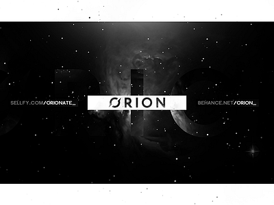 Orion Header Particular artwork black dark orion sky stars universe