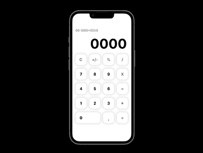 Daily UI Challenge: Calculator app app branding calculator app design illustration mobile mock up mockup ui ux