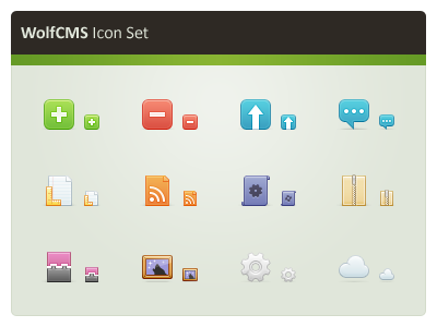 Wolf CMS Icon Set