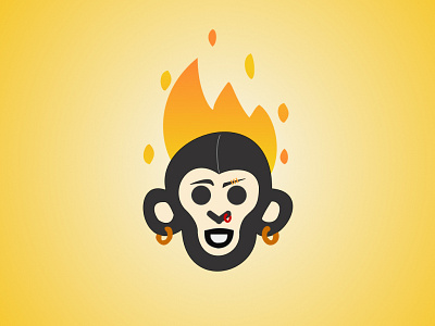 Fire Monkey 3d animation app branding design gaming graphic design icon illustration logo motion graphics ui vector