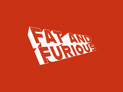 Fat and Furious adobe illustrator fastandfurious fat logo logo design montpellier skateboard