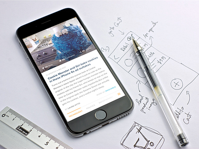 Article Design app article menu mobile navigation news share tab tabbar ui ui design ux