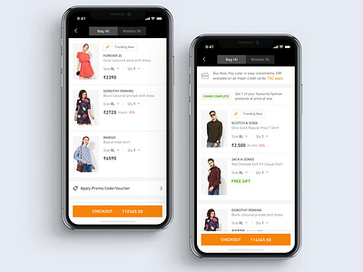 Jabong Cart Redesign