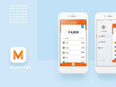 Moneytalk app ui